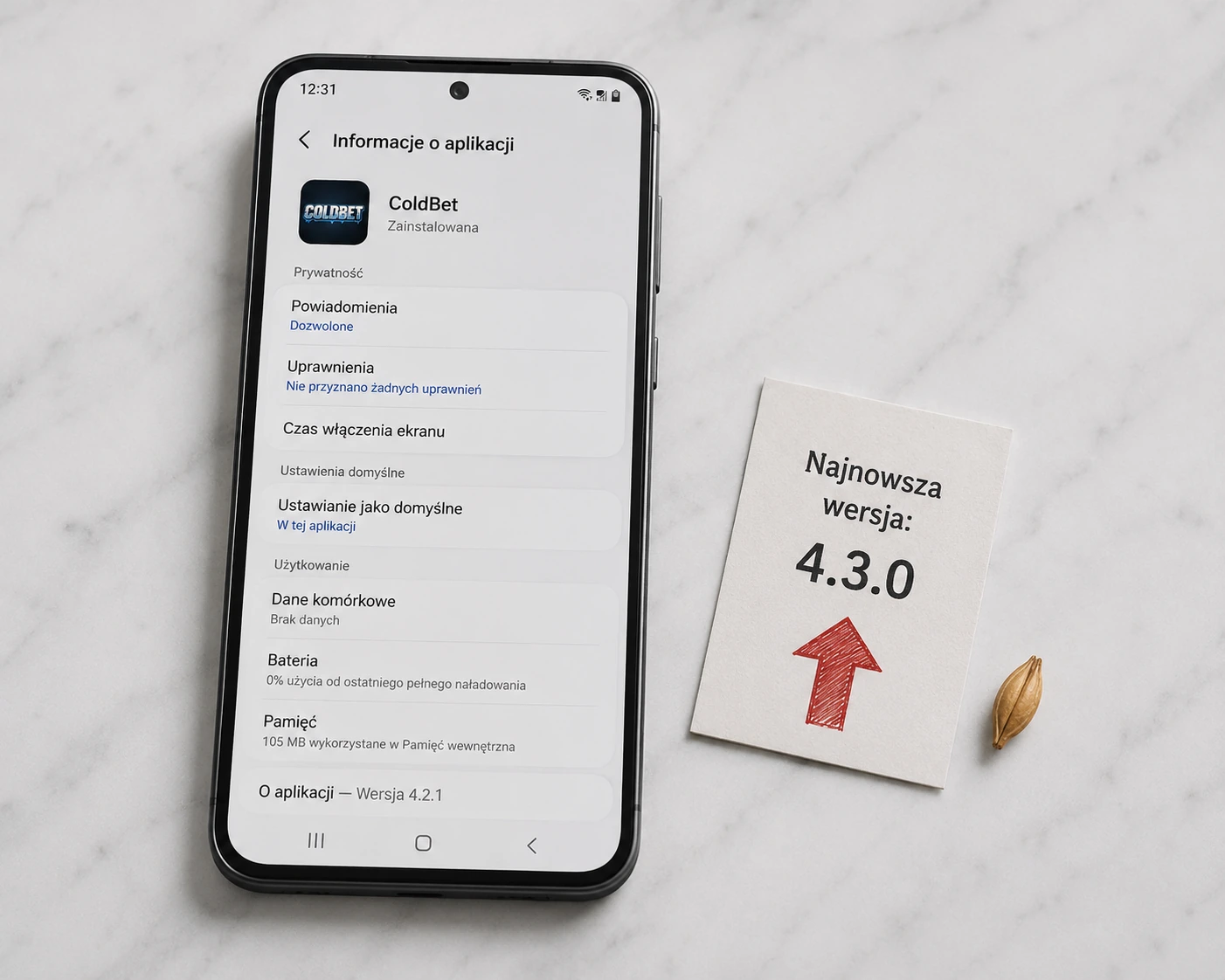 ColdBet APK błędy instalacji tabela