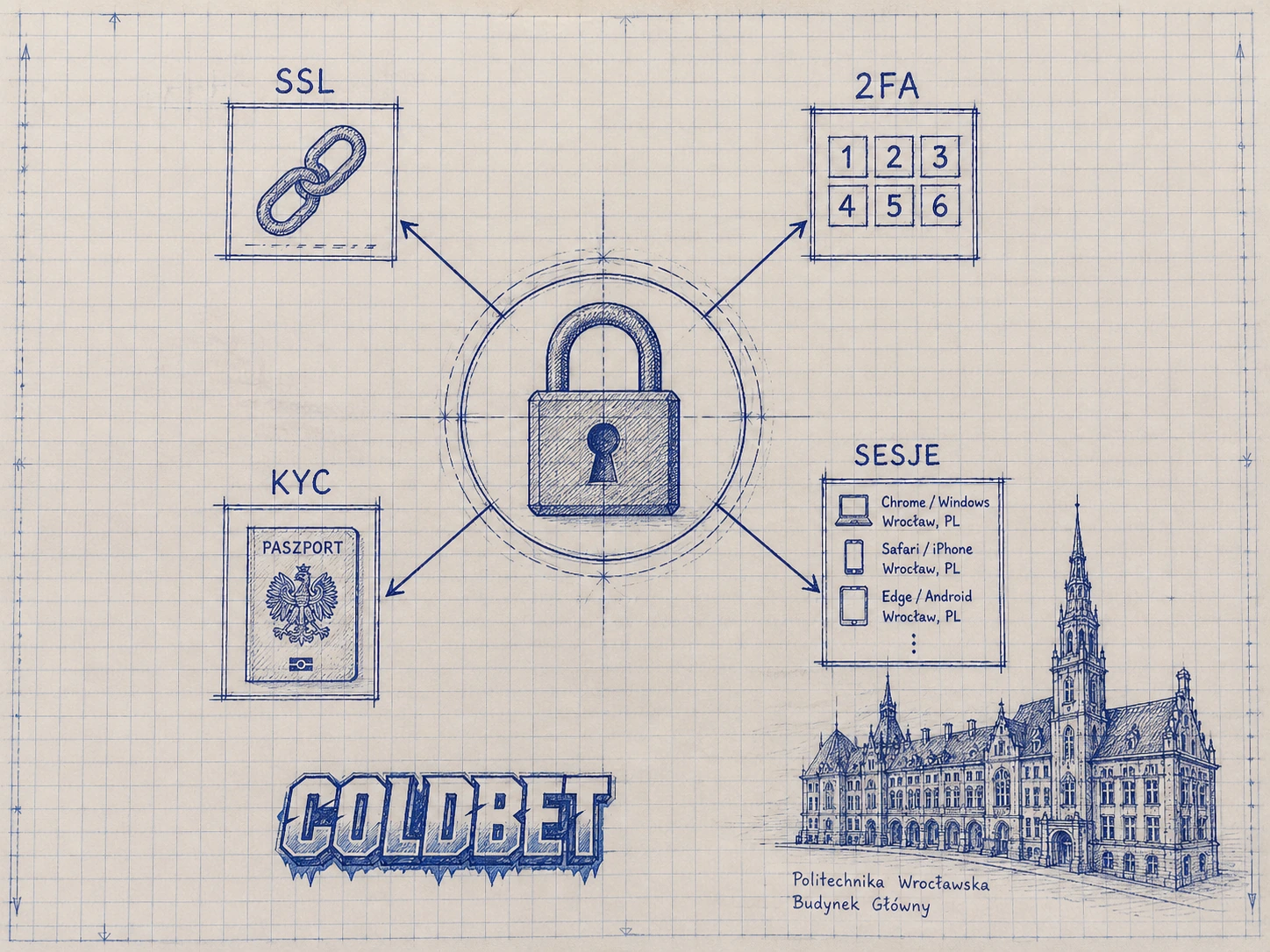 ColdBet app bezpieczeństwo 2FA