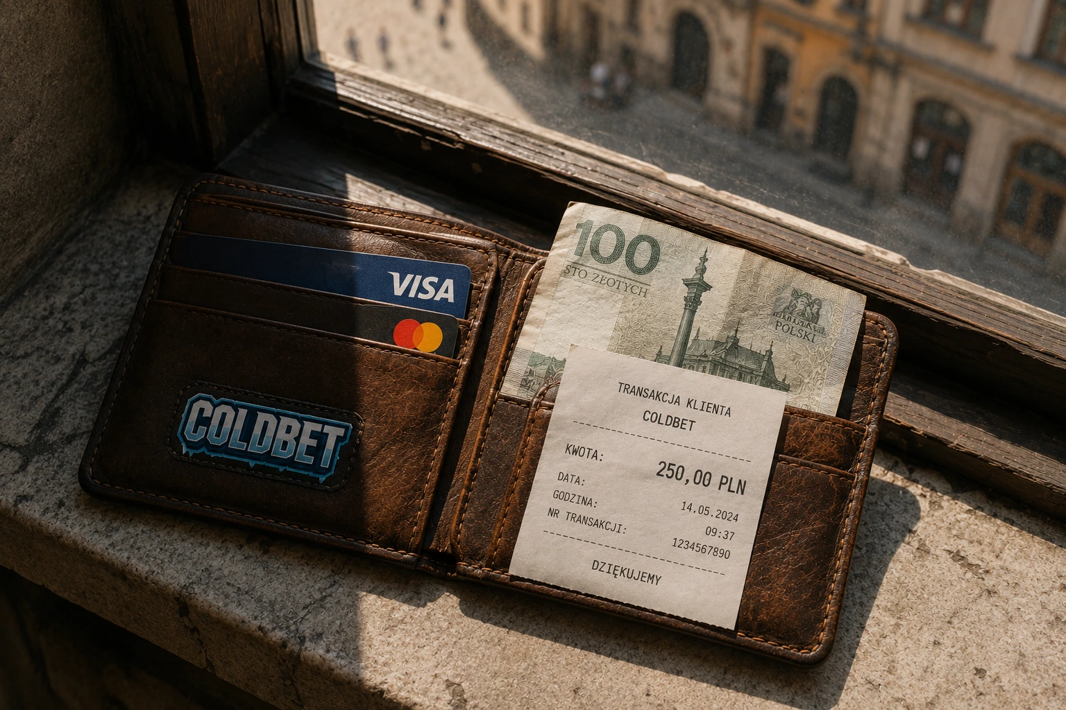 ColdBet app płatności PLN